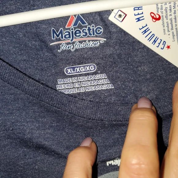 Seattle Mariners Blue T-Shirt-NWT-ladies XL - Picture 2 of 4